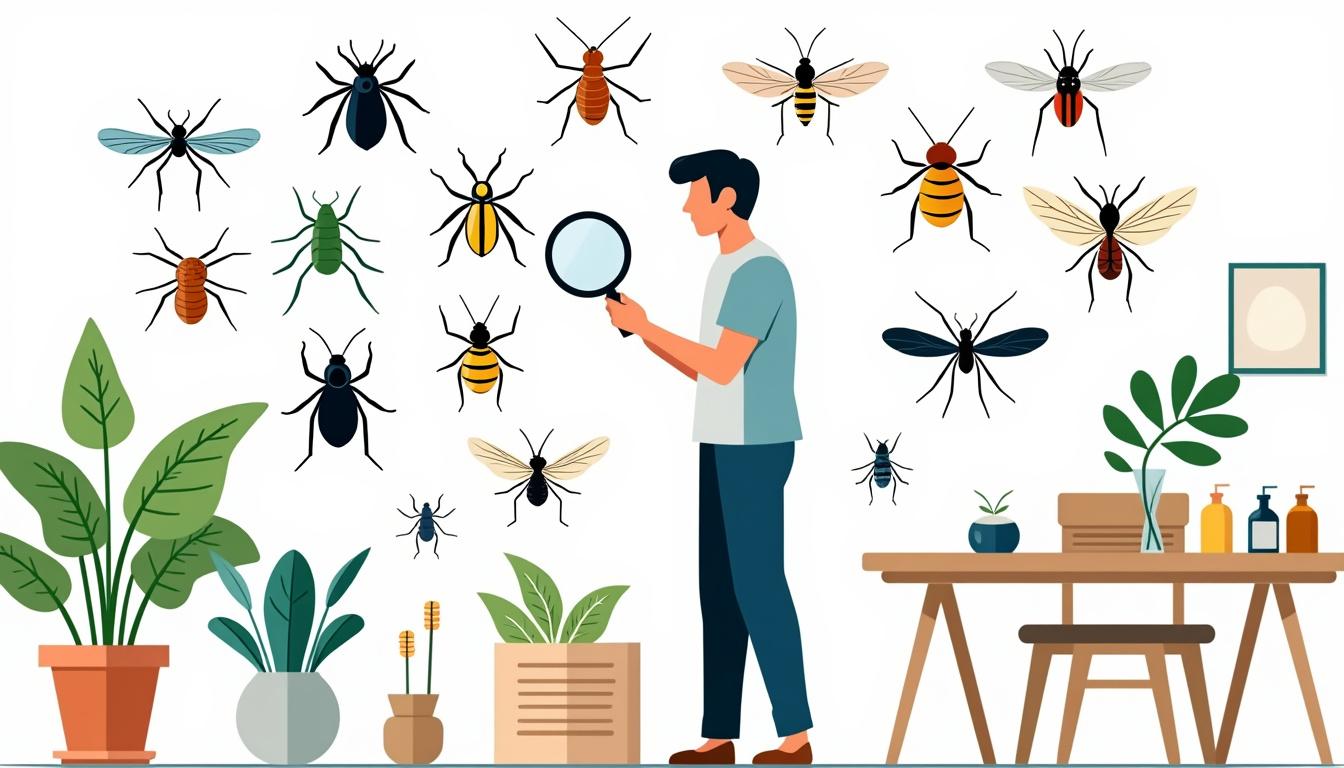 Aide identification insecte maison : le guide pratique pour reconnaître les plus courants 2 découvrez notre guide pratique pour identifier facilement les insectes les plus courants dans votre maison et apprendre à les reconnaître rapidement.