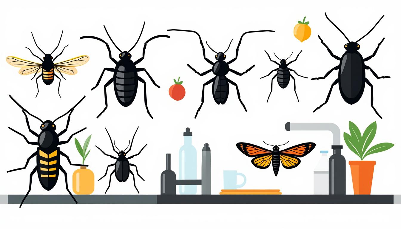 découvrez l'origine des insectes noirs dans votre maison et apprenez des méthodes efficaces et naturelles pour les éliminer sans utiliser de produits chimiques.