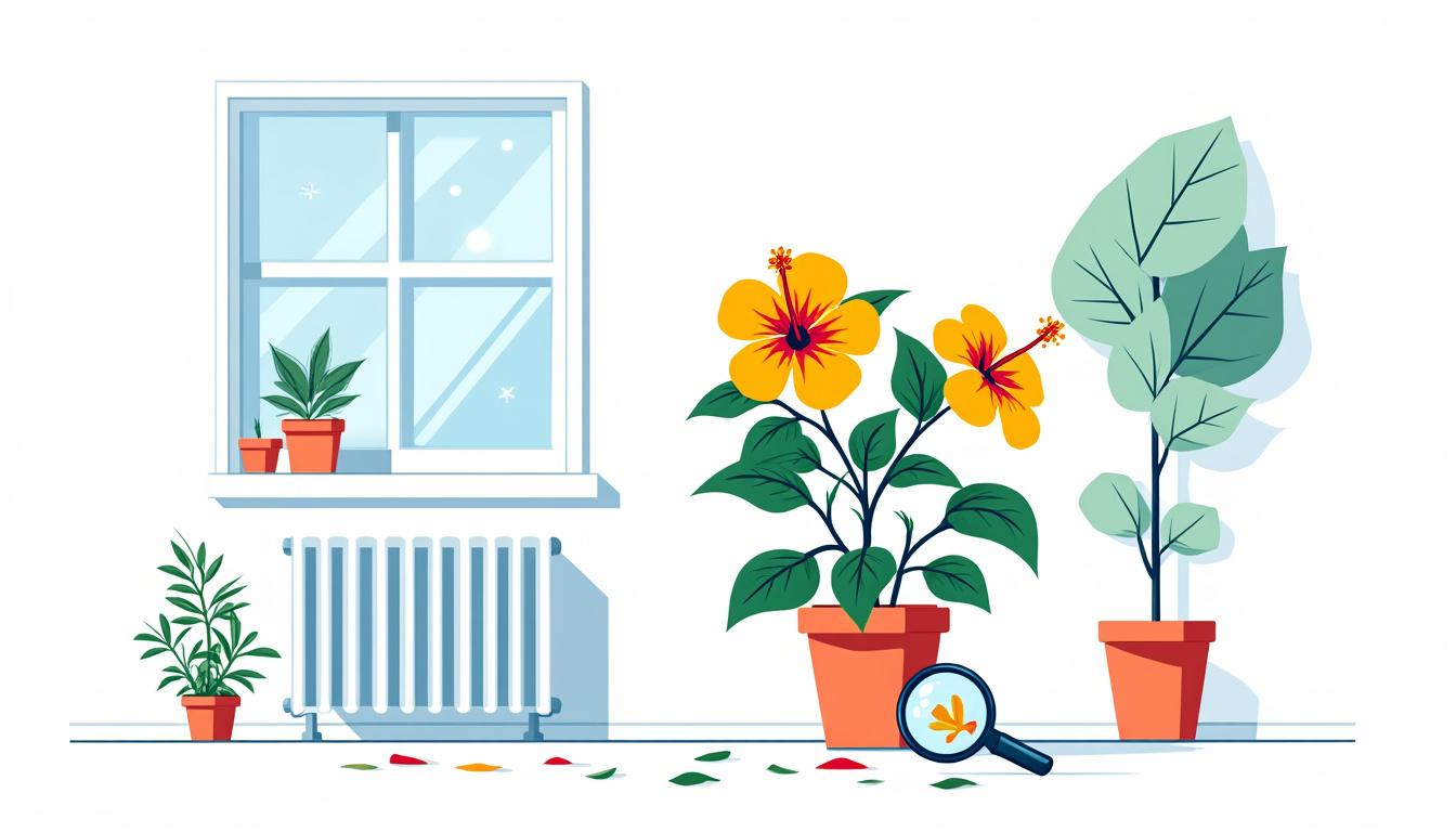 découvrez pourquoi votre hibiscus perd ses feuilles en hiver et apprenez les meilleures astuces pour protéger et entretenir votre plante pendant la saison froide.