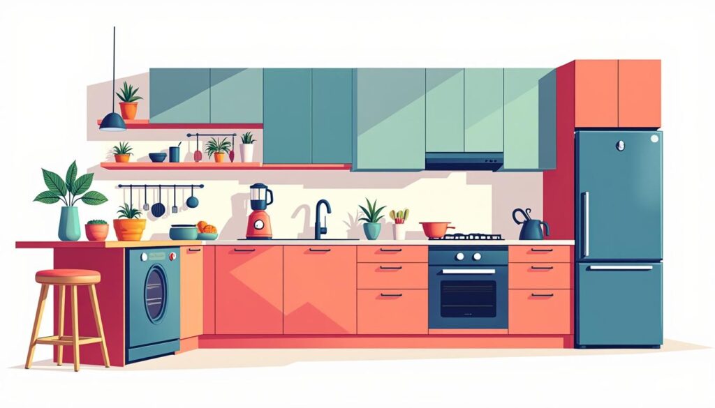 découvrez la palette 2026 avec les couleurs indispensables pour une cuisine tendance et moderne, alliant style, fonctionnalité et ambiance chaleureuse.