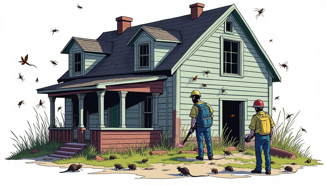 découvrez les risques liés aux maisons abandonnées à donner, notamment les infestations fréquentes et la présence de nuisibles. apprenez les traitements nécessaires avant occupation pour garantir un habitat sain et sécurisé.