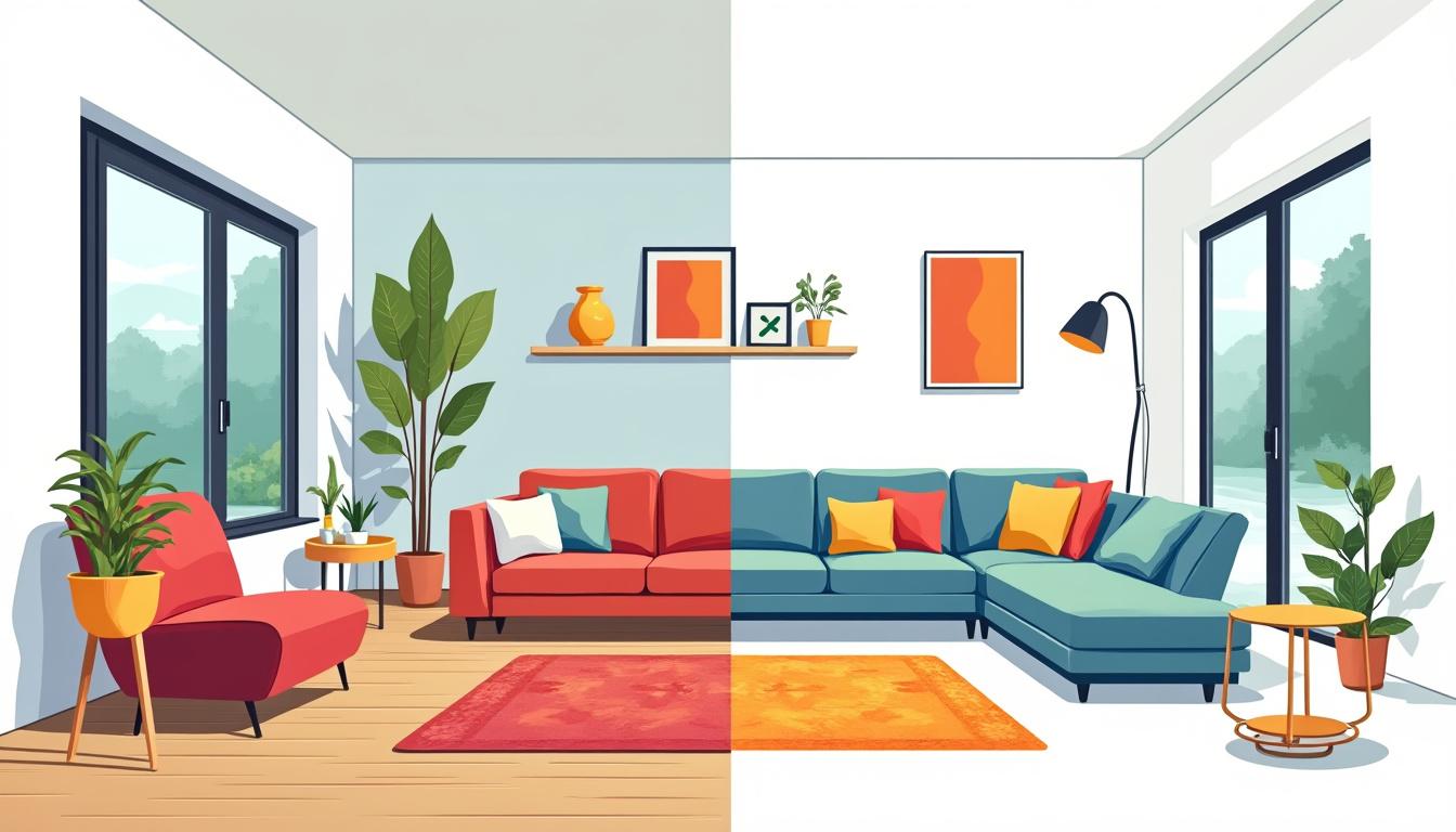 Moquette ou Tapis : Quel Choix Idéal pour Sublimer et Isoler Votre Salon ? 2 découvrez comment choisir entre moquette et tapis pour sublimer et isoler votre salon, alliant confort, style et praticité.