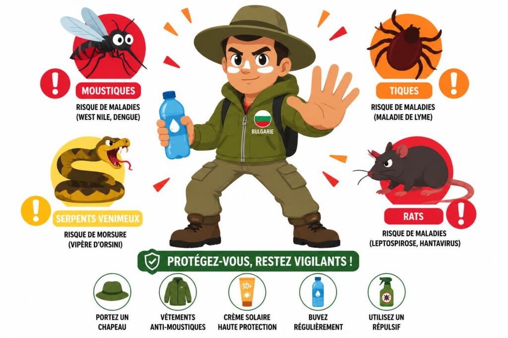 découvrez les principaux risques sanitaires en bulgarie, les espèces nuisibles locales à éviter et les précautions essentielles pour un séjour sûr et agréable.