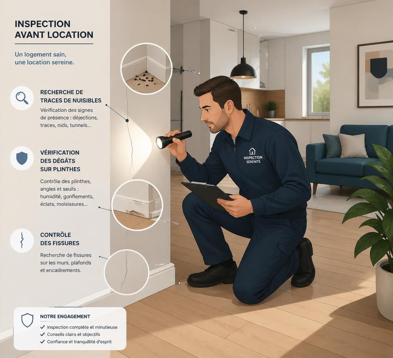 locservice vous guide pour inspecter un bien avant la location : détecter nuisibles, humidité et autres points de vigilance essentiels pour une location sereine.