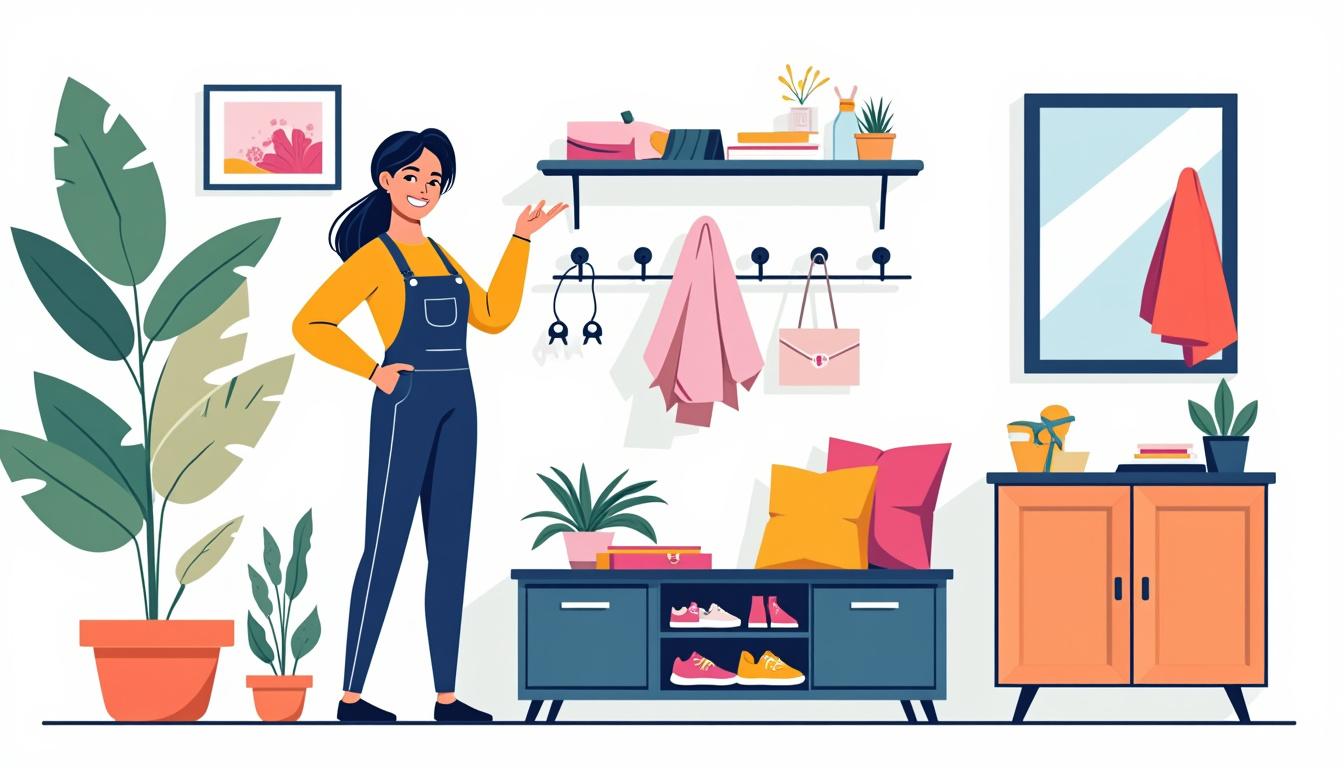 découvrez des astuces de rangement pratiques et des idées déco inspirantes pour optimiser votre entrée et créer un espace accueillant et organisé.