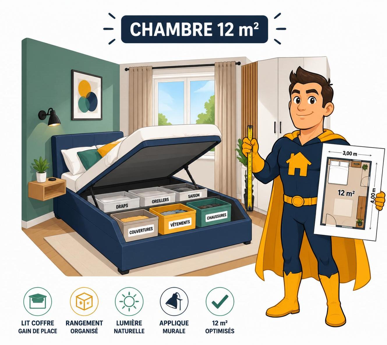 découvrez comment optimiser l’espace de votre chambre grâce aux lits avec rangement intégré, alliant praticité et design pour un intérieur organisé et élégant.
