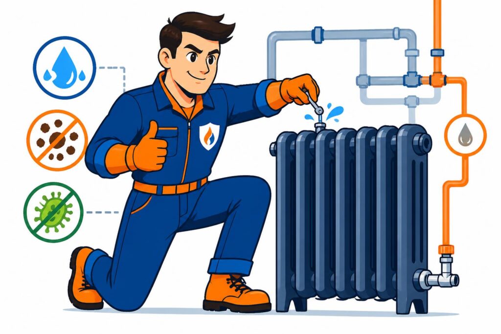apprenez à purger efficacement un radiateur en fonte pour maintenir un circuit propre, éviter l'humidité, les dépôts et la prolifération bactérienne, assurant ainsi un chauffage optimal et sain.
