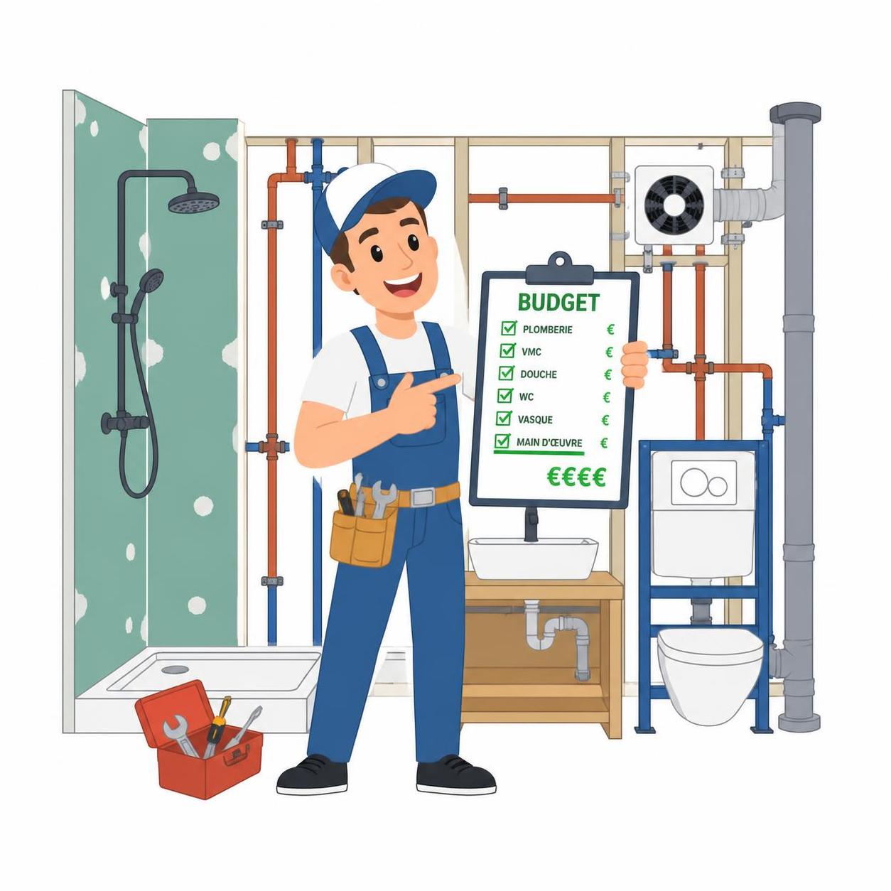 découvrez les coûts détaillés pour rénover votre salle de bain en 2024 et profitez des aides maprimerénov' pour financer vos travaux de rénovation énergétique.