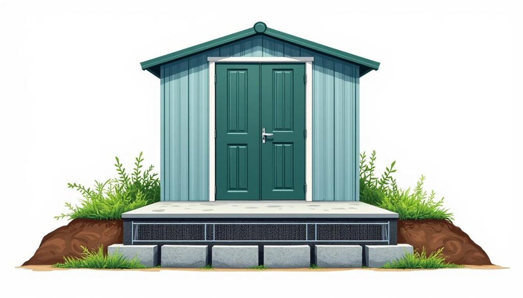 découvrez quelles bases choisir pour poser un abri de jardin en métal afin d'empêcher les rongeurs de s'installer dessous et garantir une installation stable et durable.