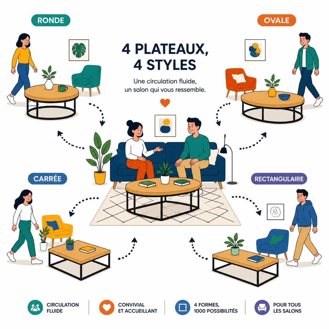 découvrez 30 idées élégantes de tables basses pour salon, adaptées à tous les styles et budgets. inspirez-vous pour choisir la pièce parfaite qui sublimera votre intérieur.