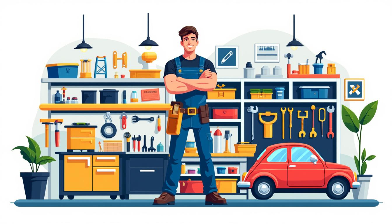 Transformer votre garage en atelier : conseils d'aménagement et sélection d'outils indispensables 2 découvrez comment transformer votre garage en un atelier fonctionnel grâce à nos conseils d'aménagement pratiques et à une sélection d'outils indispensables pour tous vos projets.