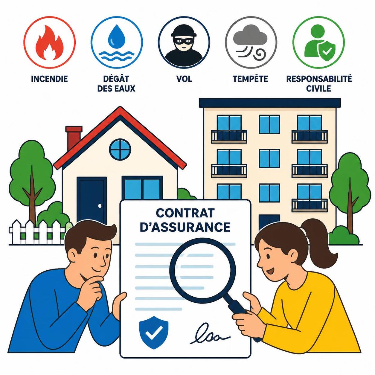 découvrez quelles garanties d'assurance habitation couvrent quels types de sinistres pour protéger efficacement votre logement.