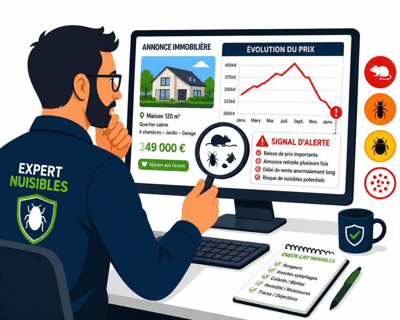 découvrez comment castorus vous aide à utiliser l'historique des prix pour éviter d'acheter un bien immobilier avec un passé de nuisibles, afin de faire un investissement serein et éclairé.