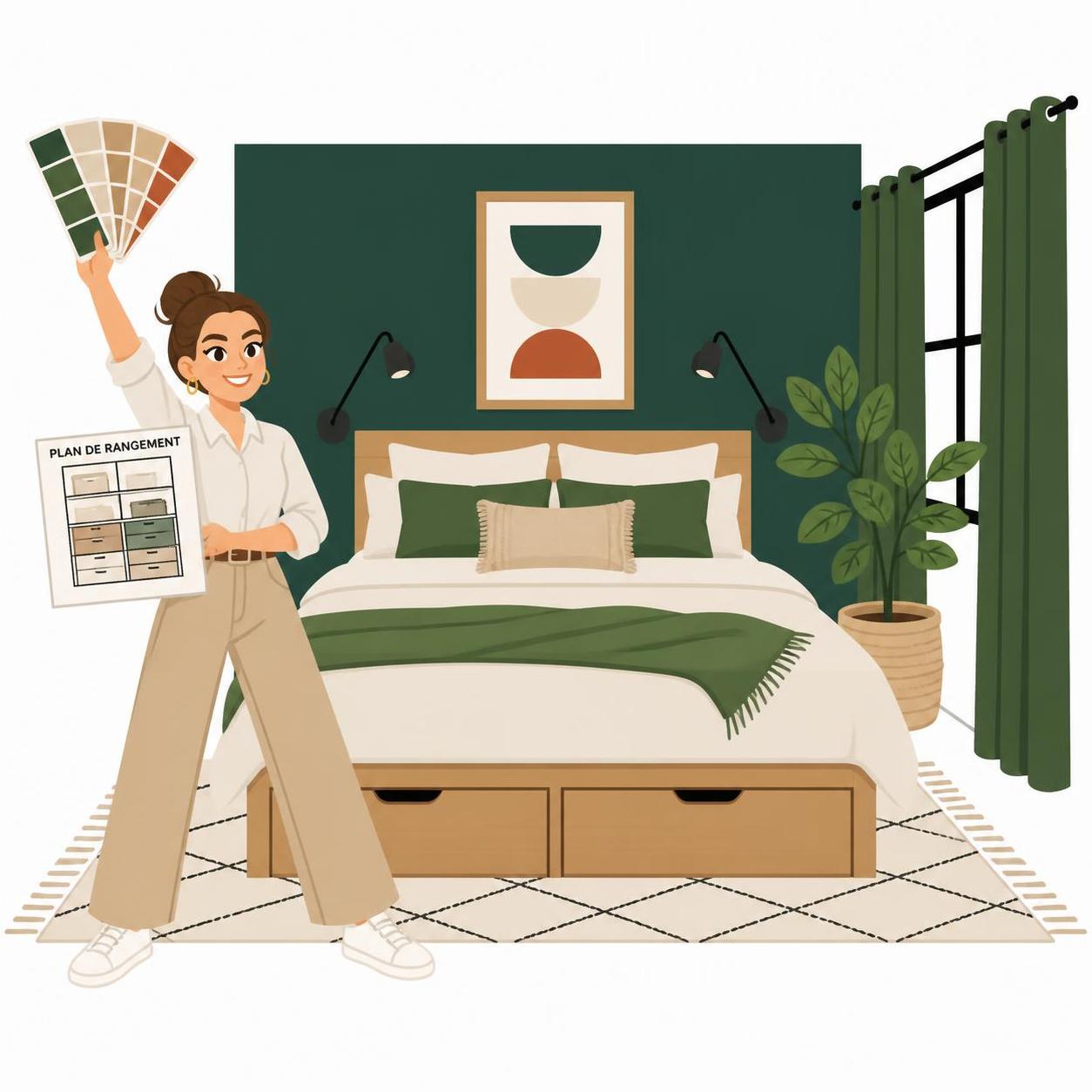 découvrez 40 inspirations tendance pour la déco chambre en 2026 et transformez votre intérieur en un espace stylé et moderne. idées créatives et conseils déco pour une ambiance chaleureuse et design.