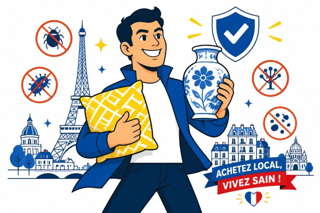 achetez des articles déco à paris en toute sécurité, sans risquer d'importer acariens, moisissures ou insectes cachés dans les textiles. profitez d'une décoration saine et élégante pour votre intérieur.