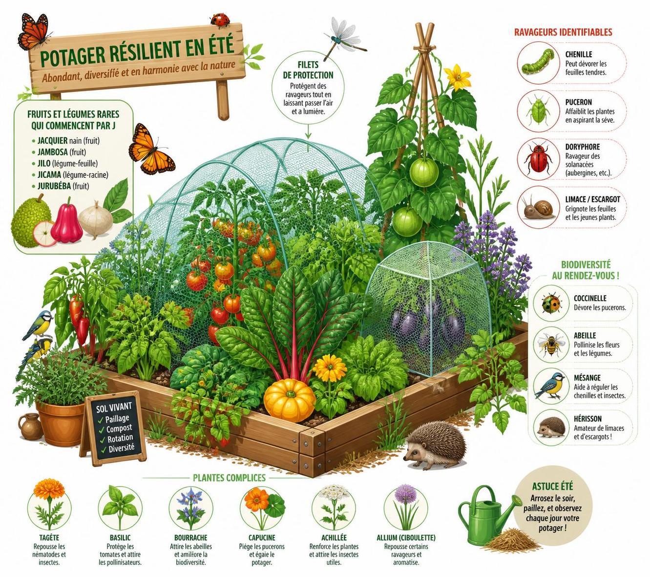 Fruit et légume en j : espÚces du potager sujettes aux ravageurs et comment les protéger 2 découvrez les fruits et légumes commençant par la lettre j, les ravageurs qui les menacent dans votre potager, et des astuces efficaces pour les protéger naturellement.