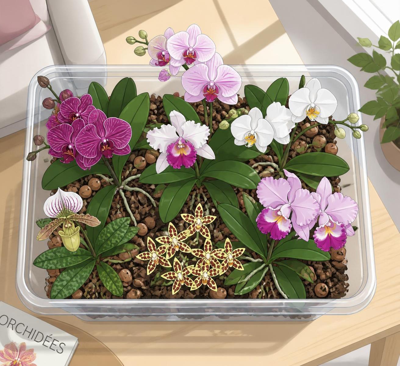 découvrez comment choisir le grand bac idéal pour vos orchidées, maîtriser le substrat et l'humidité, et prévenir efficacement les parasites racinaires et les cochenilles pour des plantes en pleine santé.