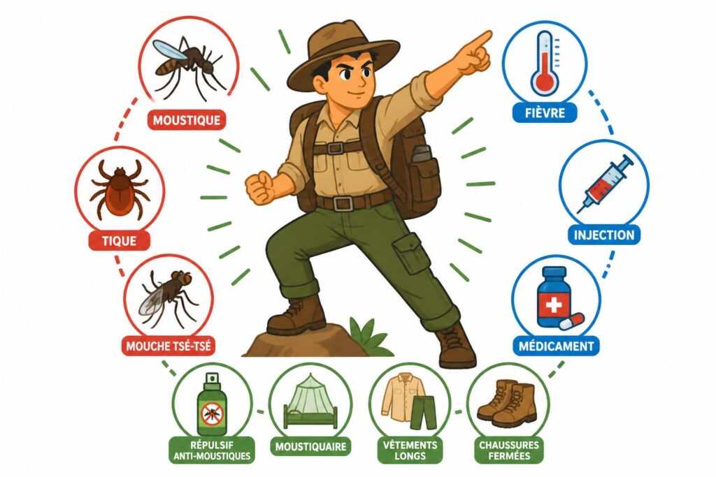 découvrez les risques sanitaires au bénin, les insectes vecteurs présents et les précautions recommandées pour un voyage en toute sécurité.
