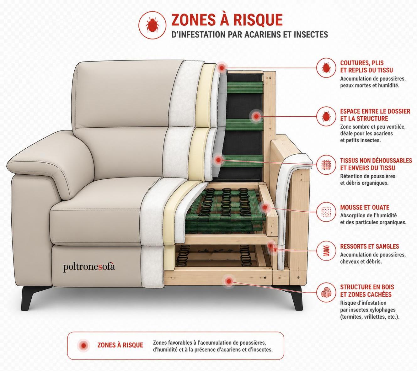 découvrez tout ce qu'il faut savoir sur les revêtements poltronesofa, leur durabilité et leur résistance aux acariens et insectes pour un intérieur sain et confortable.