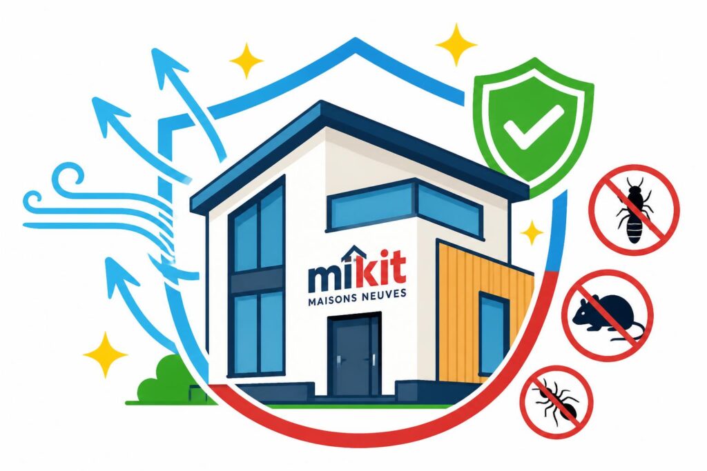 découvrez les prix des maisons mikit, alliant construction neuve, étanchéité à l'air optimale et protection efficace contre les nuisibles dès la conception pour un habitat sain et durable.