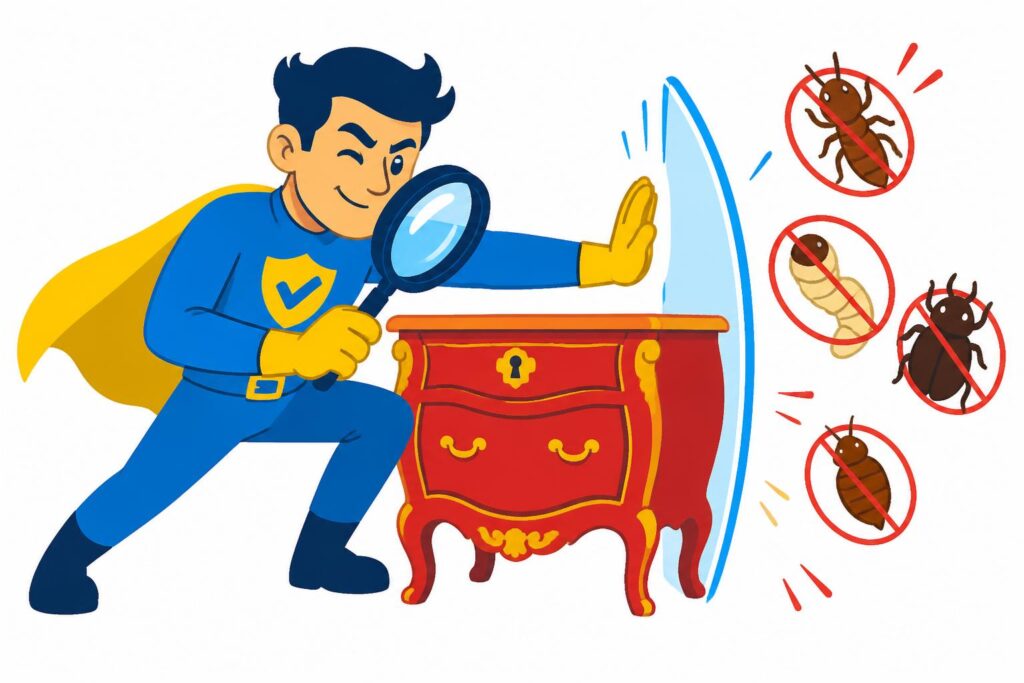 découvrez comment acheter du mobilier ancien sur proantic en évitant les risques d'importation d'insectes ou de parasites cachés, pour un achat sécurisé et serein.