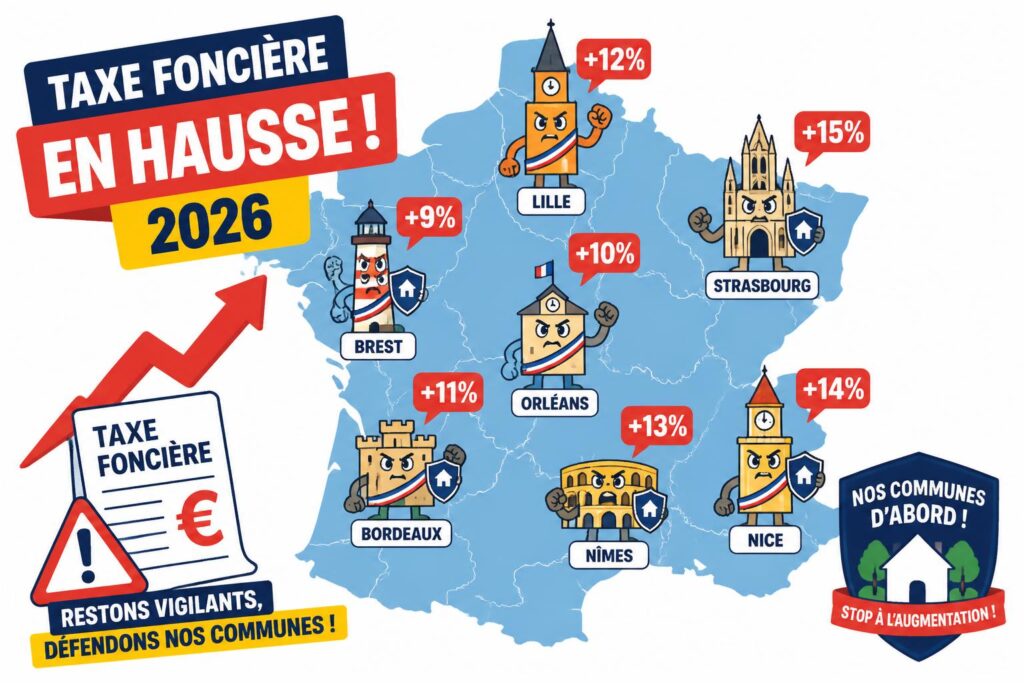 découvrez quelles communes seront les plus touchées par la hausse de la taxe foncière en 2026 et comment cela pourrait affecter les propriétaires.