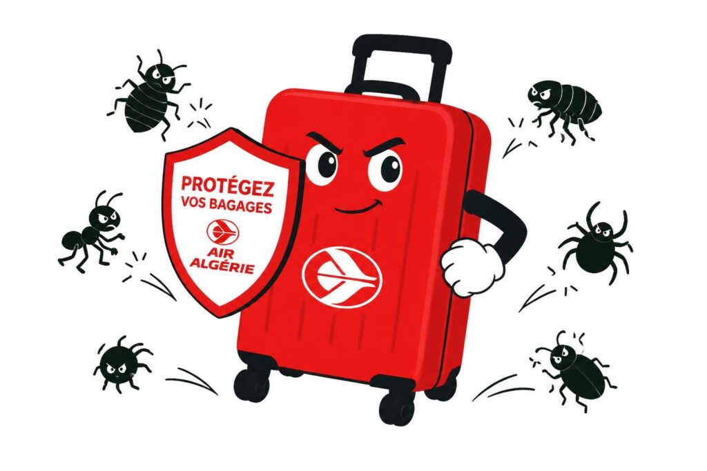 découvrez les conseils essentiels pour éviter l'introduction d'insectes ou parasites dans vos bagages lors de vos voyages avec air algérie, et assurez un retour en toute sécurité.