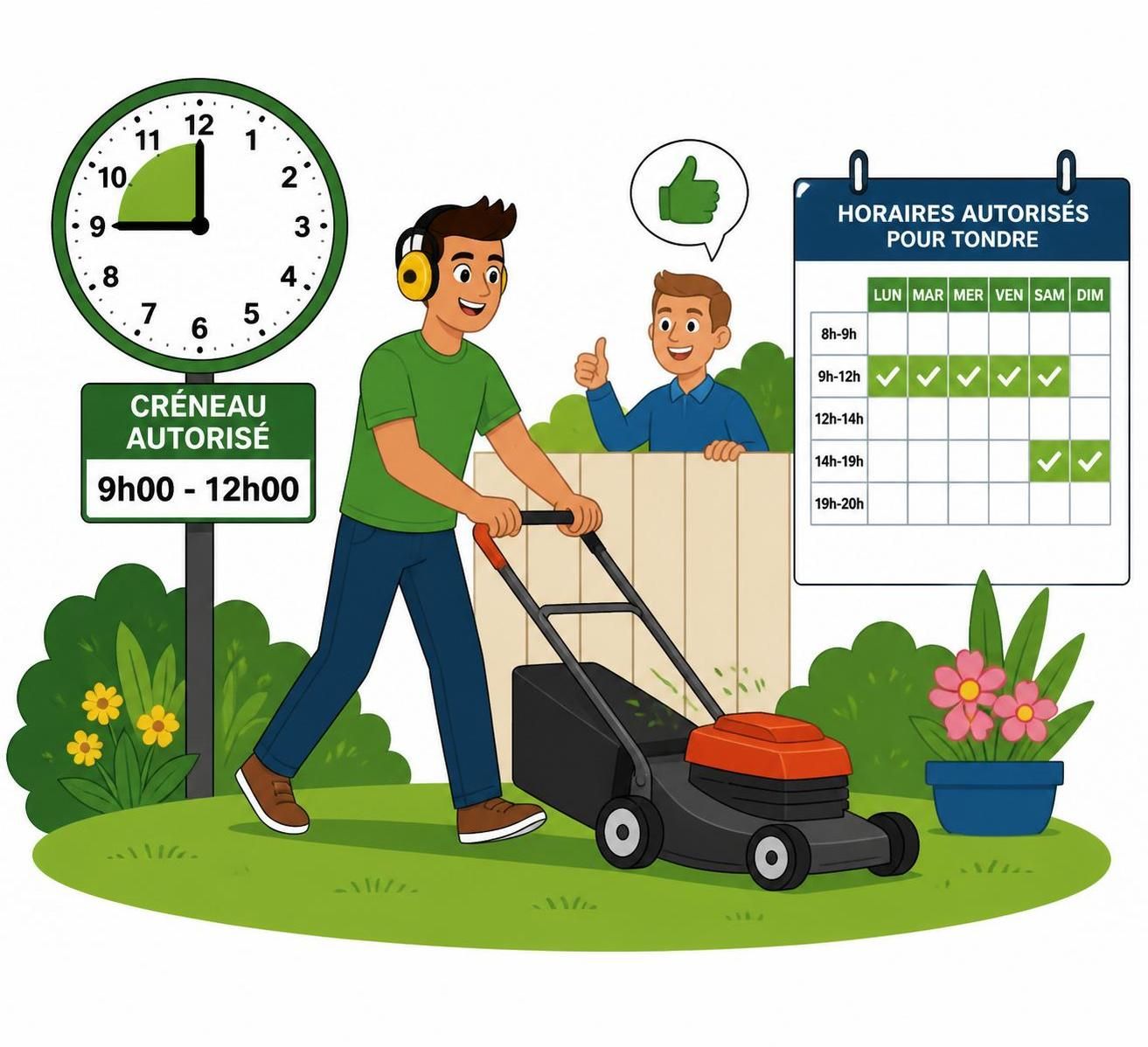découvrez les créneaux officiels pour tondre la pelouse en 2026 et les règles à respecter pour un jardinage responsable.