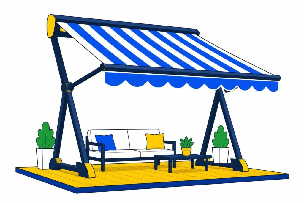 découvrez notre store banne autonome, la solution pratique et élégante qui s'installe sans fixation murale, idéale pour protéger vos espaces extérieurs en toute simplicité.
