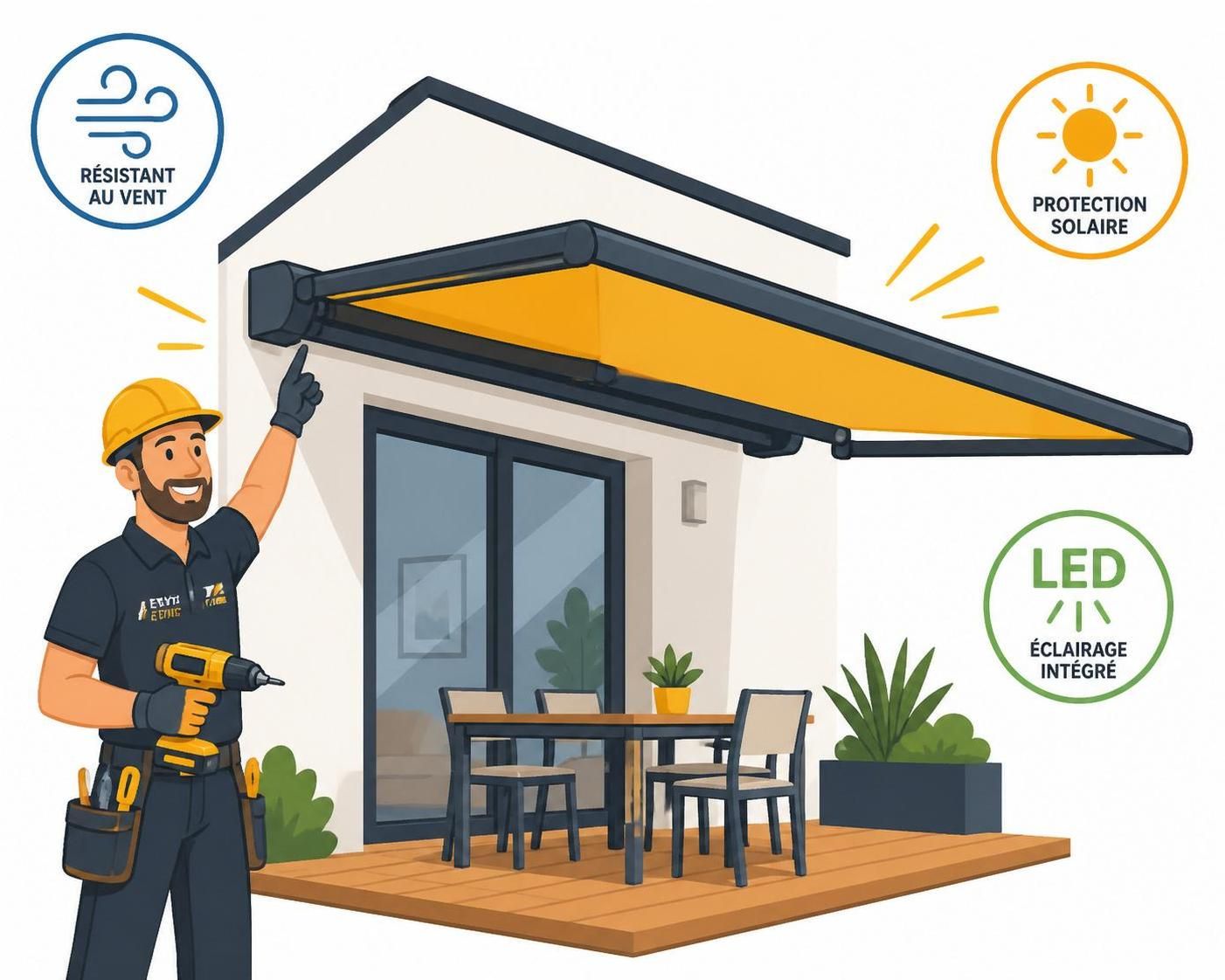 Store banne électrique en 2026 : guide complet des tarifs, installation et choix d'options innovantes 2 découvrez notre guide complet 2026 sur les stores bannes électriques : tarifs, installation facile et sélection d'options innovantes pour un confort optimal.