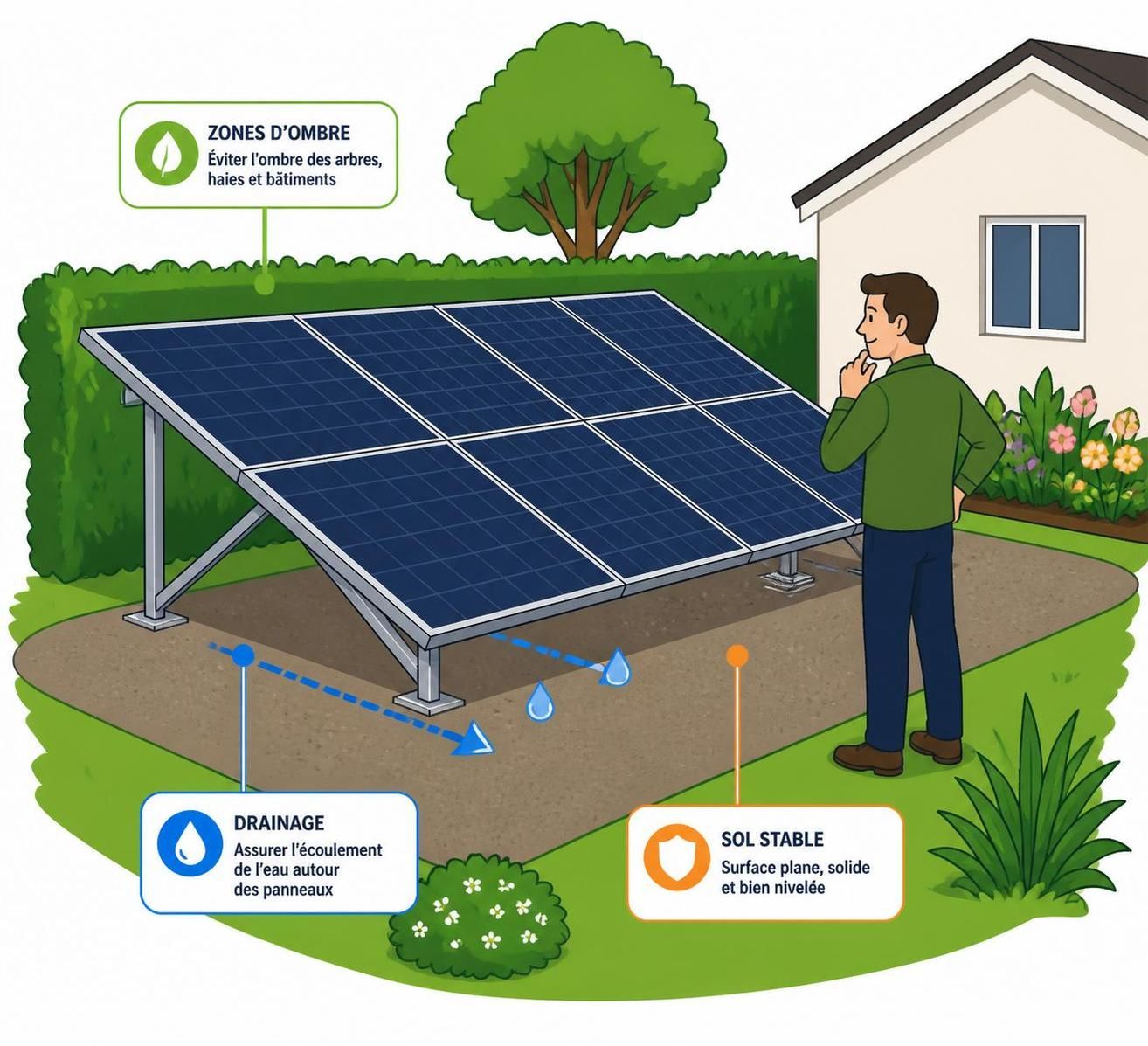 Choisir le support solaire au sol idéal : guide pratique et conseils essentiels 2 découvrez comment choisir le support solaire au sol idéal grâce à notre guide pratique et nos conseils essentiels pour optimiser l'installation de vos panneaux solaires.