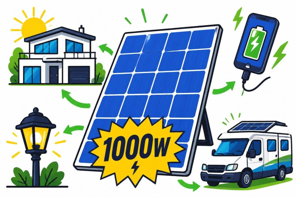 découvrez comment un panneau solaire 1000w peut simplifier votre quotidien grâce à ses usages pratiques et économiques. optimisez votre énergie renouvelable dès aujourd'hui !