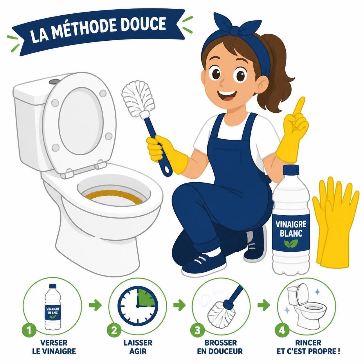 Technique infaillible : nettoyer des WC très entartrés sans endommager la cuvette 2 découvrez une technique infaillible pour nettoyer des wc très entartrés sans abîmer la cuvette, en utilisant des astuces simples et efficaces pour un résultat impeccable.