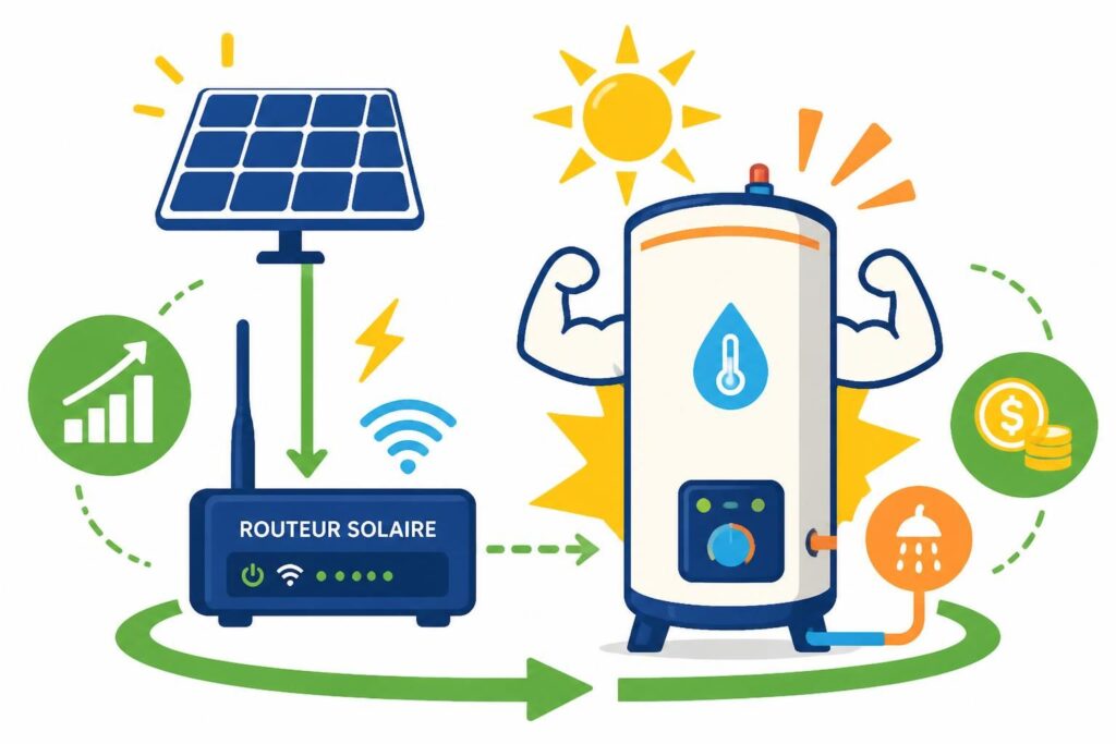 découvrez comment le routeur solaire optimise l'autoconsommation énergétique pour chauffe-eau, son fonctionnement détaillé et son impact sur la rentabilité de votre installation.