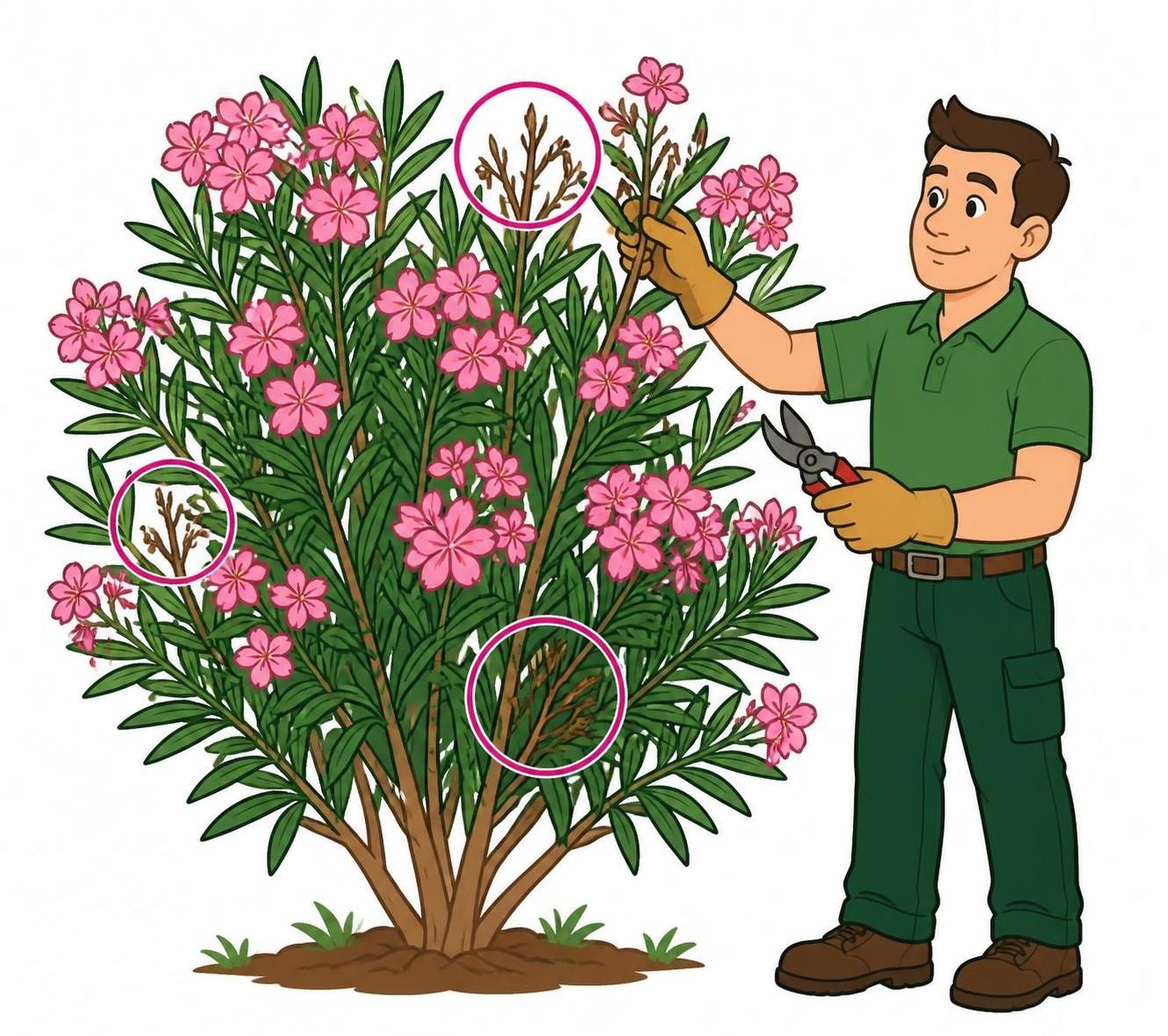 Guide pratique : tailler votre laurier rose en pleine terre sans le fatiguer 2 découvrez notre guide pratique pour tailler votre laurier rose en pleine terre sans le fatiguer, avec des conseils simples pour préserver sa santé et favoriser sa floraison.