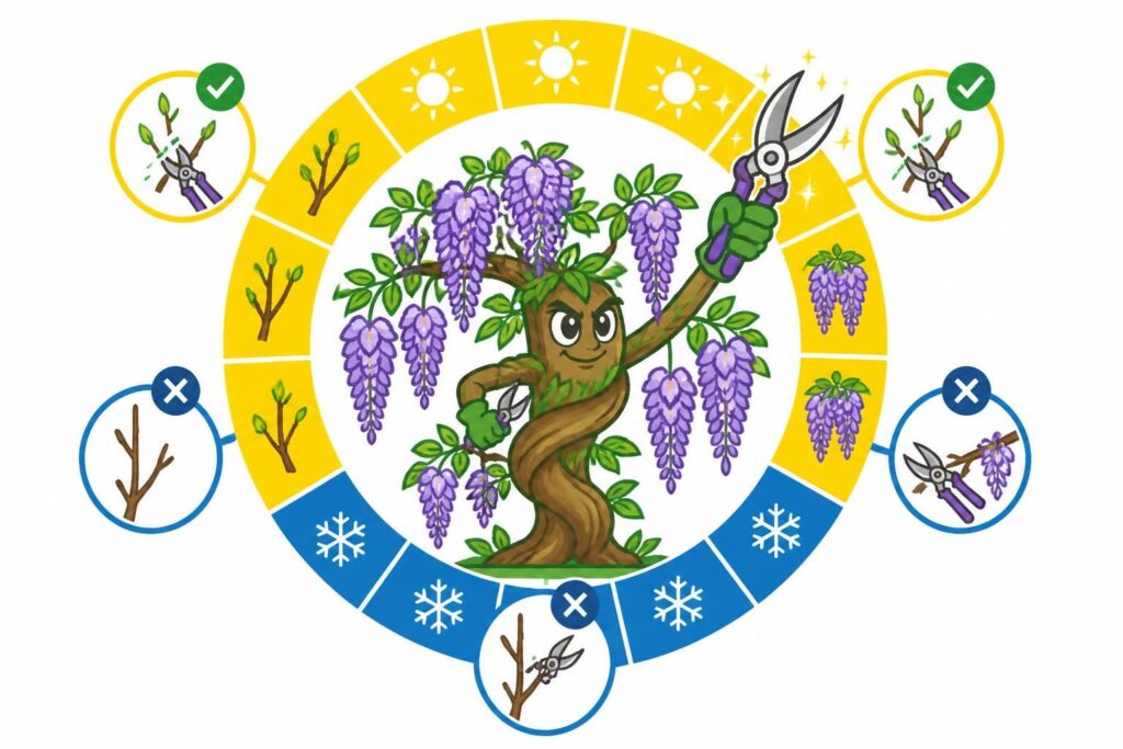 découvrez le calendrier parfait pour tailler la glycine sans nuire à sa floraison, et assurez une croissance saine et abondante de vos fleurs.
