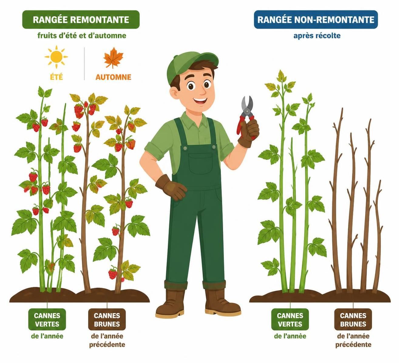 Le calendrier idéal pour tailler les framboisiers sans compromettre votre récolte 2 découvrez le calendrier parfait pour tailler vos framboisiers tout en assurant une récolte abondante et de qualité. apprenez quand et comment tailler pour optimiser la croissance de vos plants.