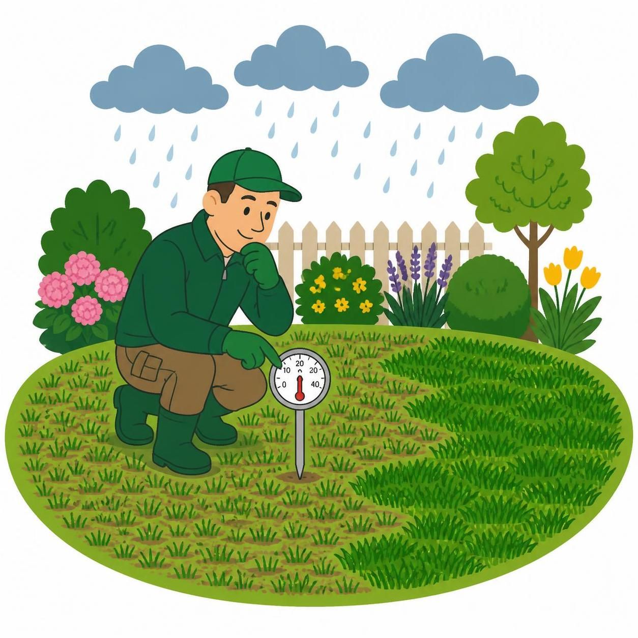 Pelouse dense : le guide météo pour choisir le meilleur moment de semer votre gazon de regarnissage 2 découvrez le guide météo essentiel pour choisir le moment idéal afin de semer votre gazon de regarnissage et obtenir une pelouse dense et verdoyante.