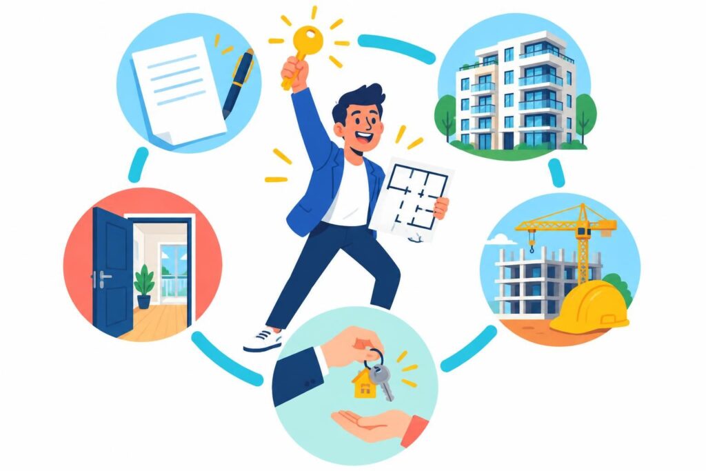 découvrez les étapes pour acheter un appartement neuf, de la réservation à la remise des clés : contrat, financement, suivi des travaux et livraison.