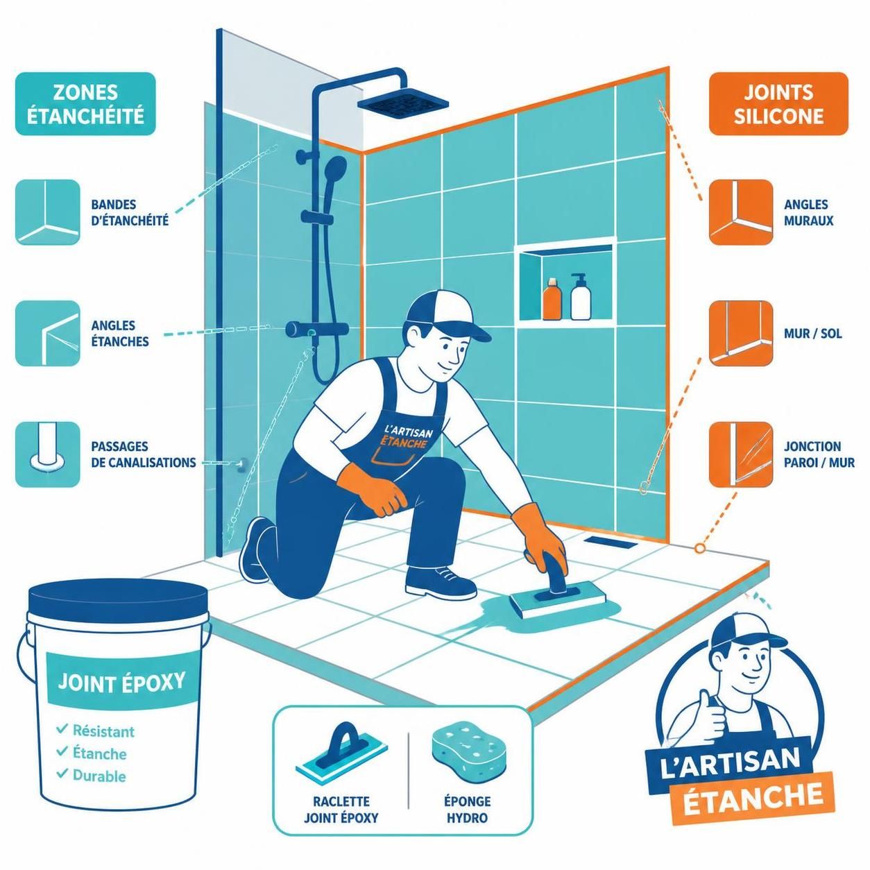 ĂtanchĂ©itĂ© et DurabilitĂ© : Guide Complet pour la Pose et l'Entretien des Joints Ăpoxy dans votre Salle de Bain 2 dĂ©couvrez notre guide complet pour rĂ©ussir la pose et l'entretien des joints Ă©poxy dans votre salle de bain, assurant Ă©tanchĂ©itĂ© optimale et durabilitĂ© maximale.