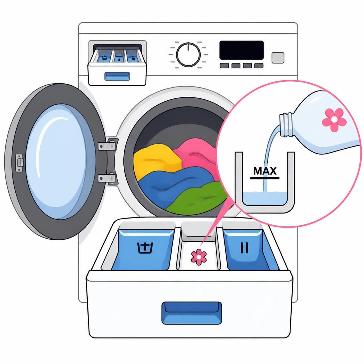 Guide pratique : Où verser l’adoucissant dans votre machine à laver sans erreur 2 découvrez notre guide pratique pour savoir où verser l’adoucissant dans votre machine à laver sans faire d’erreur et obtenir un linge doux et parfaitement entretenu.