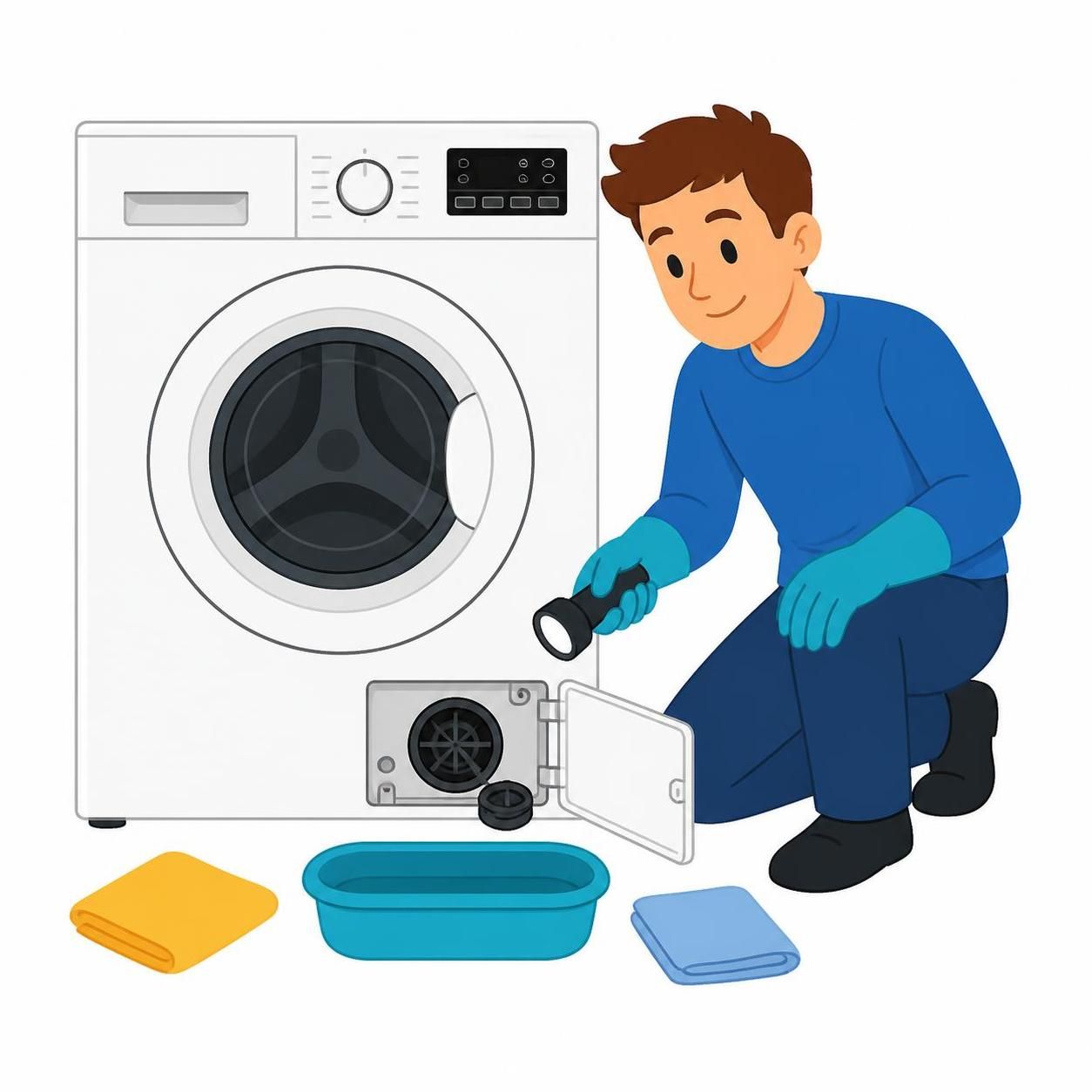 apprenez à localiser, nettoyer et entretenir le filtre de votre machine à laver pour prévenir les pannes et garantir un fonctionnement optimal de votre appareil.